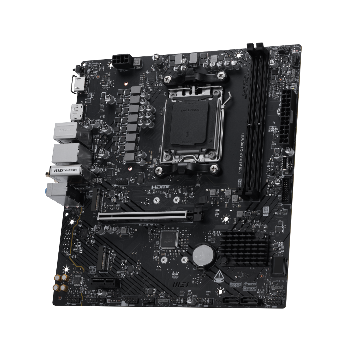Placa base de MSI PRO A620AM-G EVO WiFi