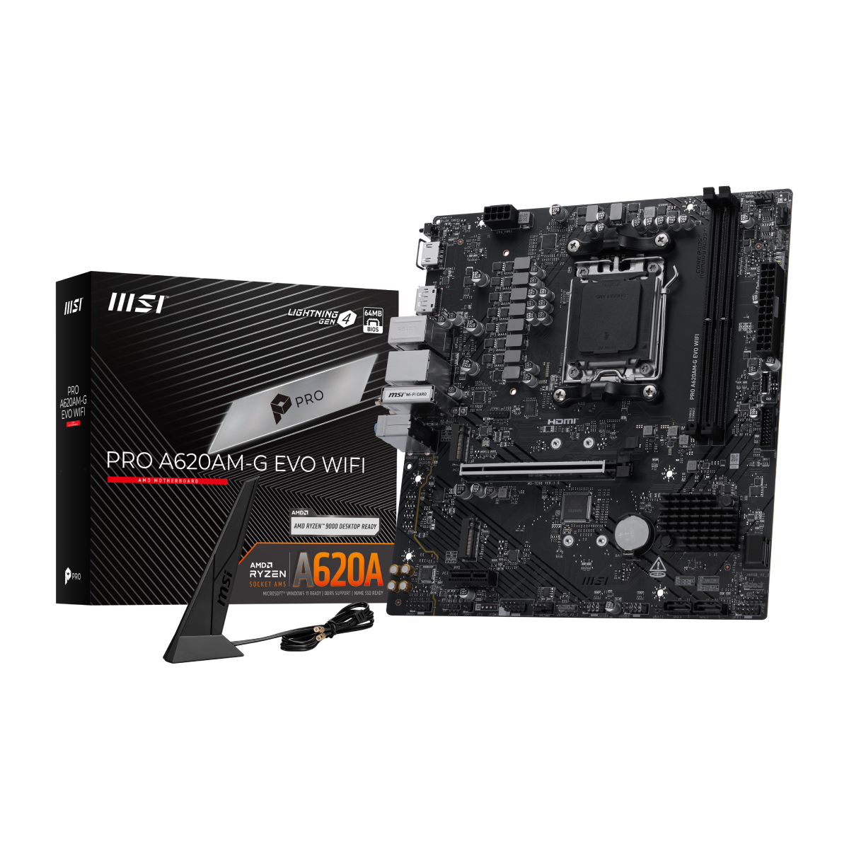 Placa base de MSI PRO A620AM-G EVO WiFi