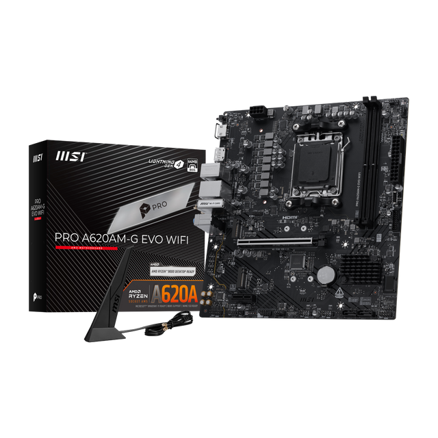 Placa base de MSI PRO A620AM-G EVO WiFi