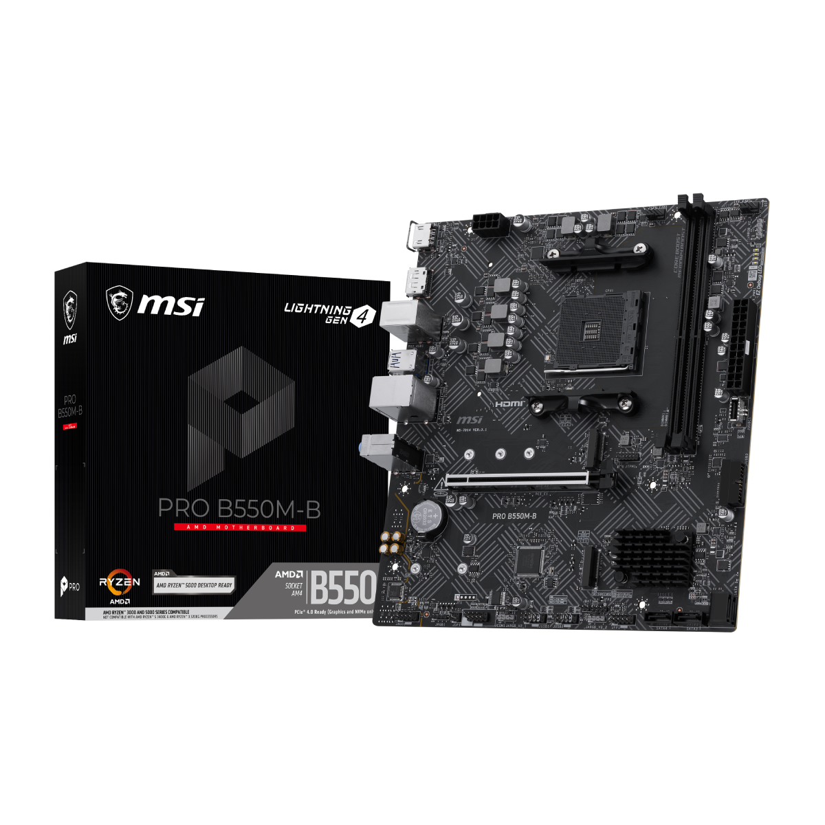 Placa base de MSI PRO B550M-B