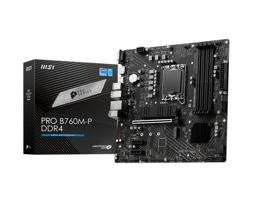 placa base msi pro b760m p ddr4