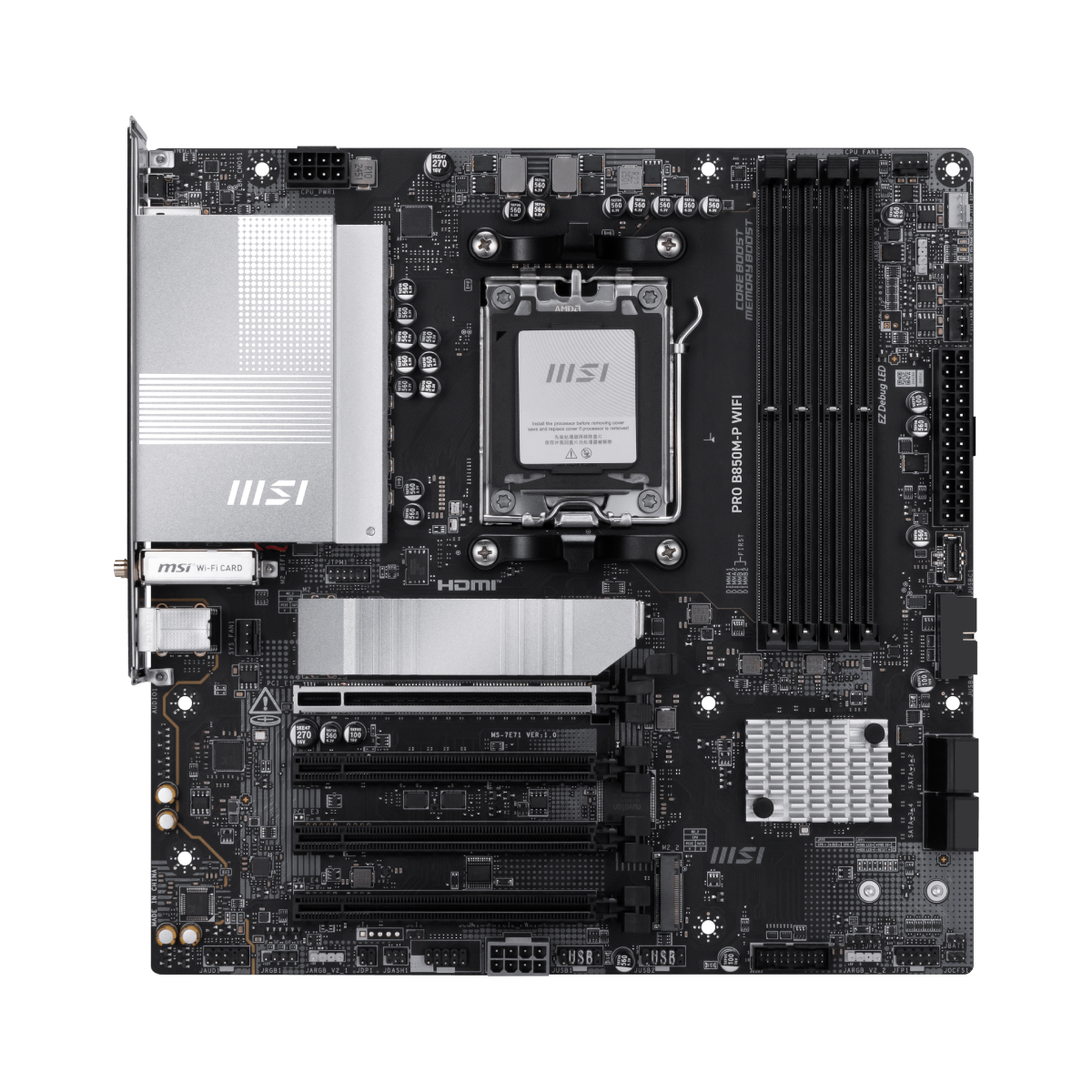 Placa base de MSI PRO B850M-P WIFI