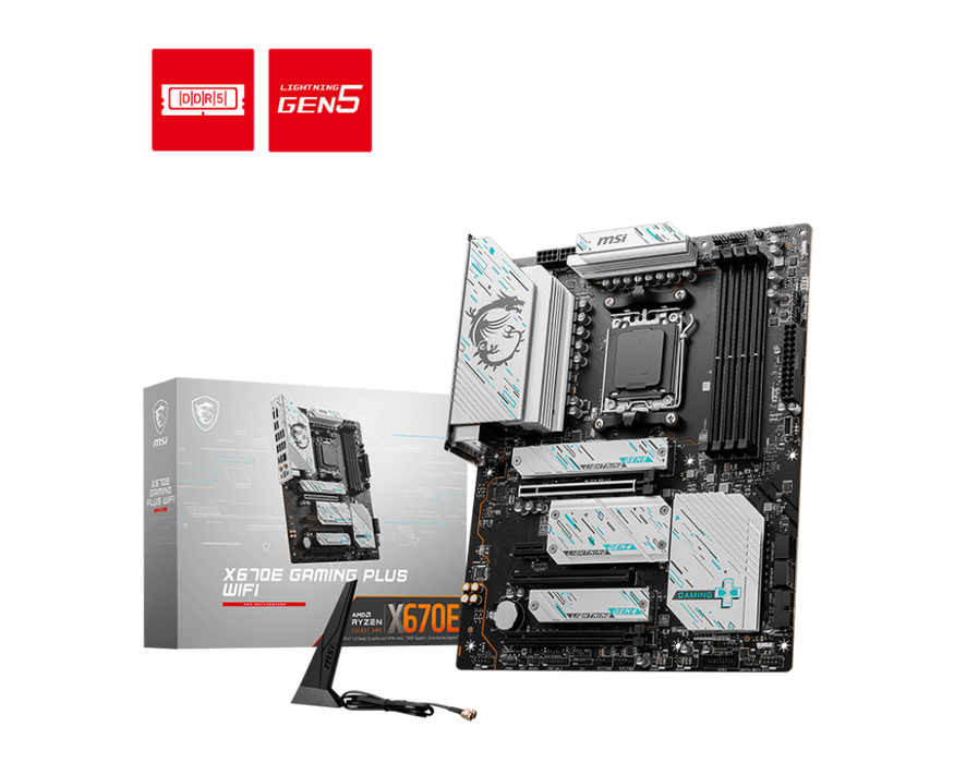 placa base msi x670e gaming plus wifi