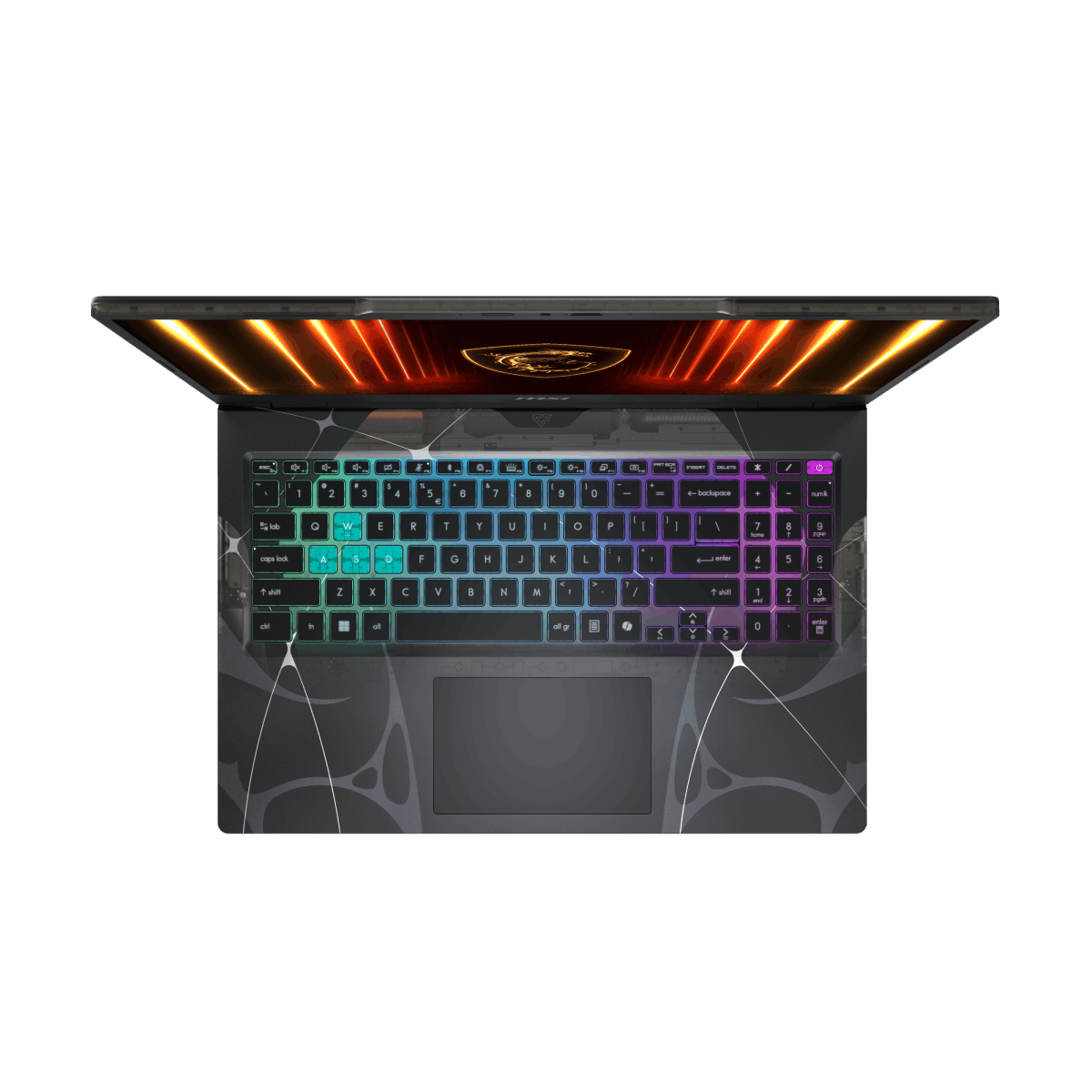 Portátil gaming MSI Cyborg 15 B13WEKG-815XES con pantalla, teclado retroiluminado y diseño moderno para juegos.