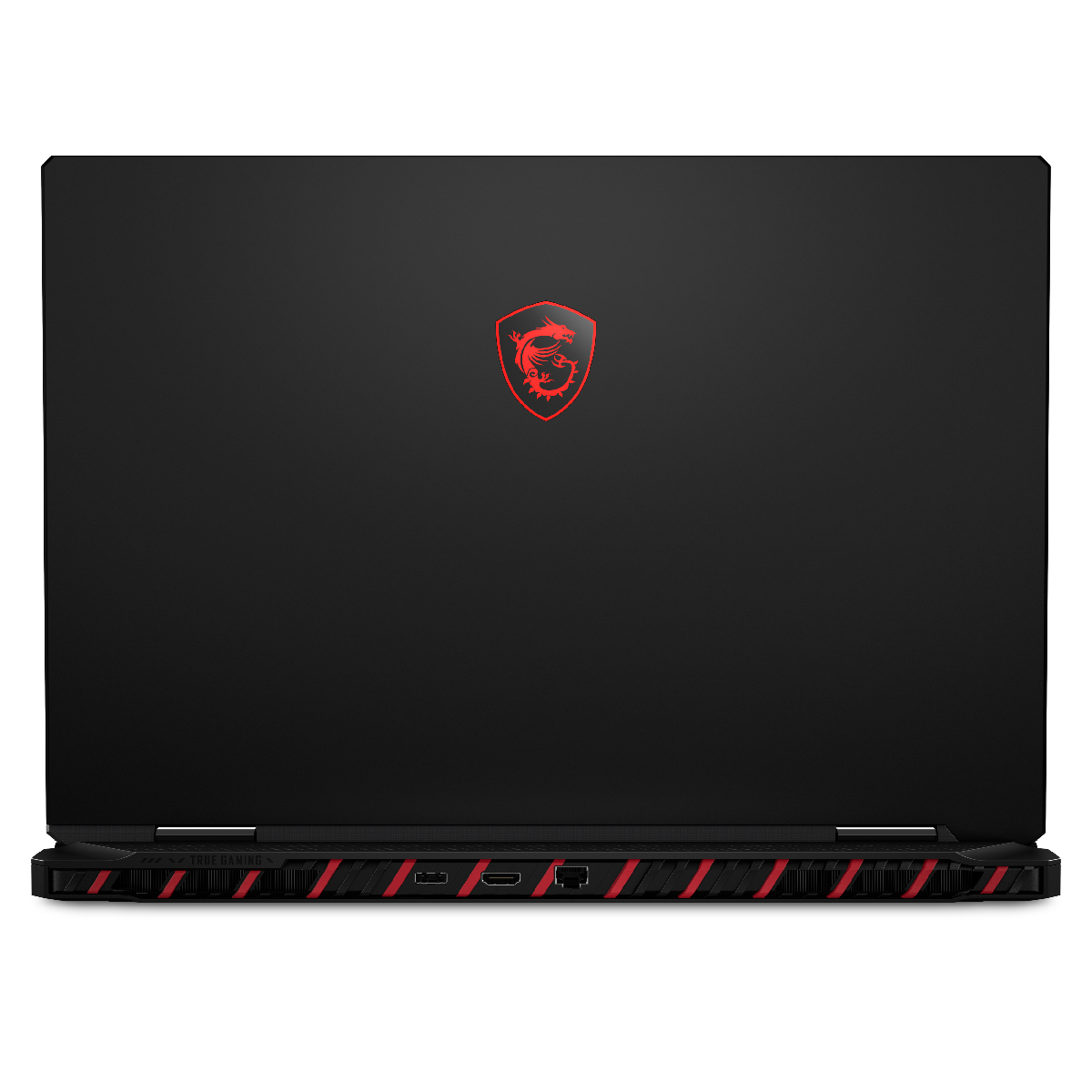 Portátil gaming MSI Raider A18 HX A9WIG-040ES abierto, mostrando teclado retroiluminado y pantalla en uso.