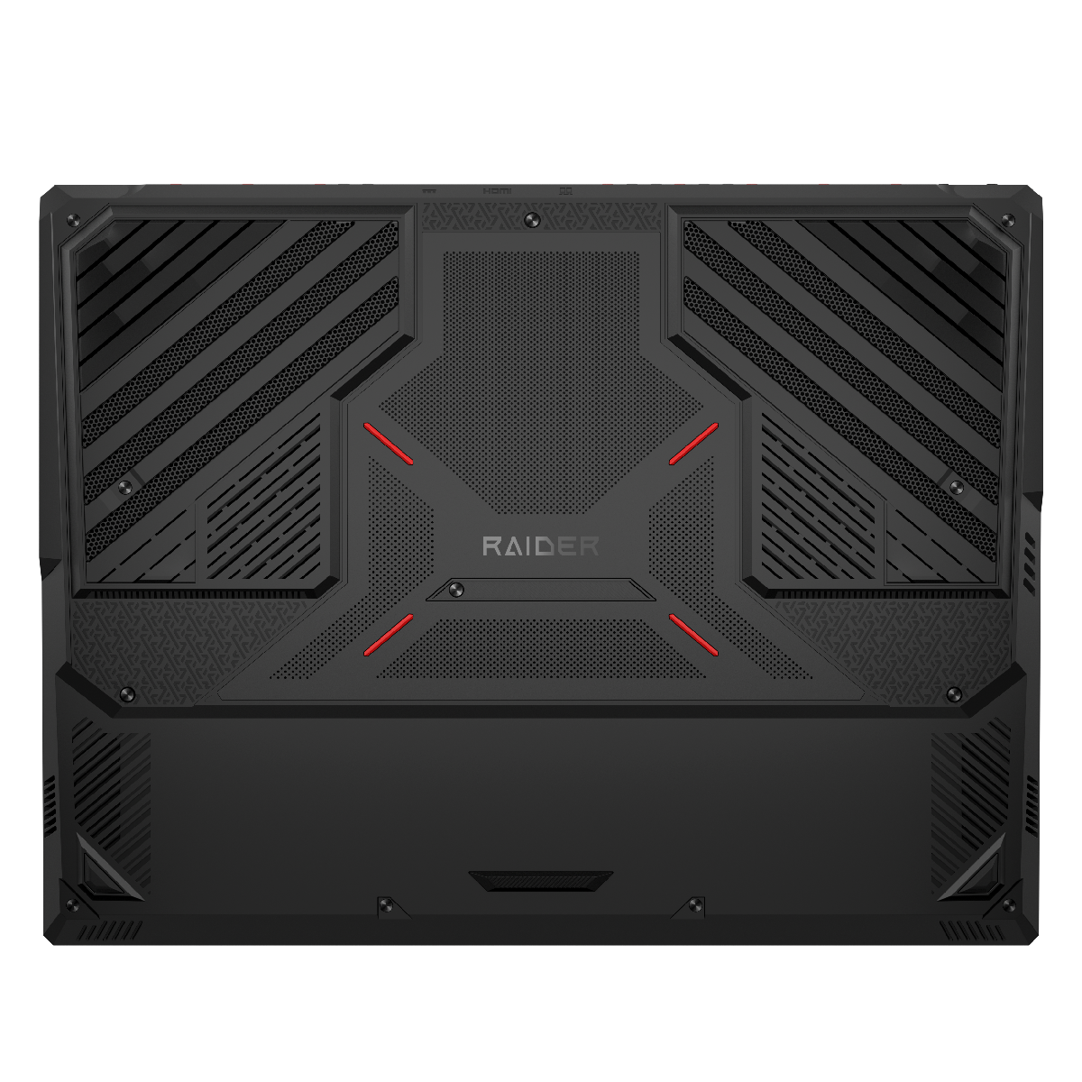 Portátil gaming MSI Raider A18 HX A9WIG-040ES abierto con pantalla y teclado iluminado, diseñado para juegos de alto rendimiento.