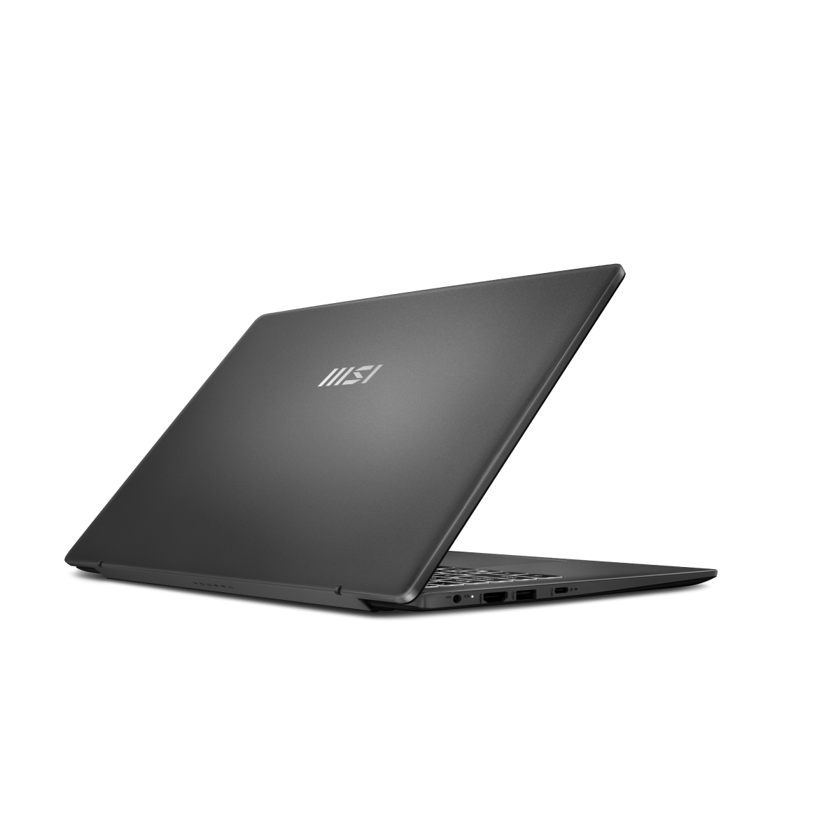 Portátil MSI Modern 14 F1MG-442XES para uso profesional, con pantalla y teclado visibles en la imagen.