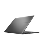 Portátil MSI Prestige 13 AI+ A3MG-010XES, portátil profesional negro con pantalla y teclado visible, ideal para tareas de oficina.