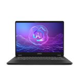 Portátil MSI Prestige 14 AI+ Evo C2VMG-008ES, portátil profesional con pantalla y teclado visible en la imagen