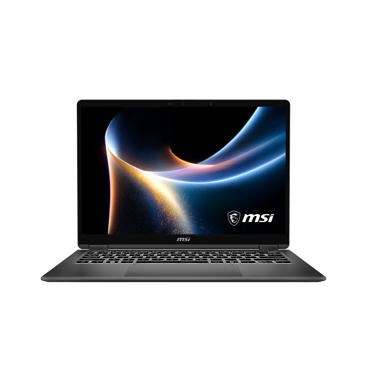 Portátil táctil MSI Prestige 14 Flip AI+ D3MTG-051ES, portátil profesional con pantalla táctil y diseño elegante.