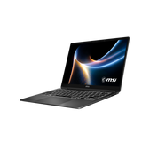 Portátil táctil MSI Prestige 14 Flip AI+ D3MTG-051ES, portátil profesional con pantalla táctil y diseño premium, abierto en modo tableta.