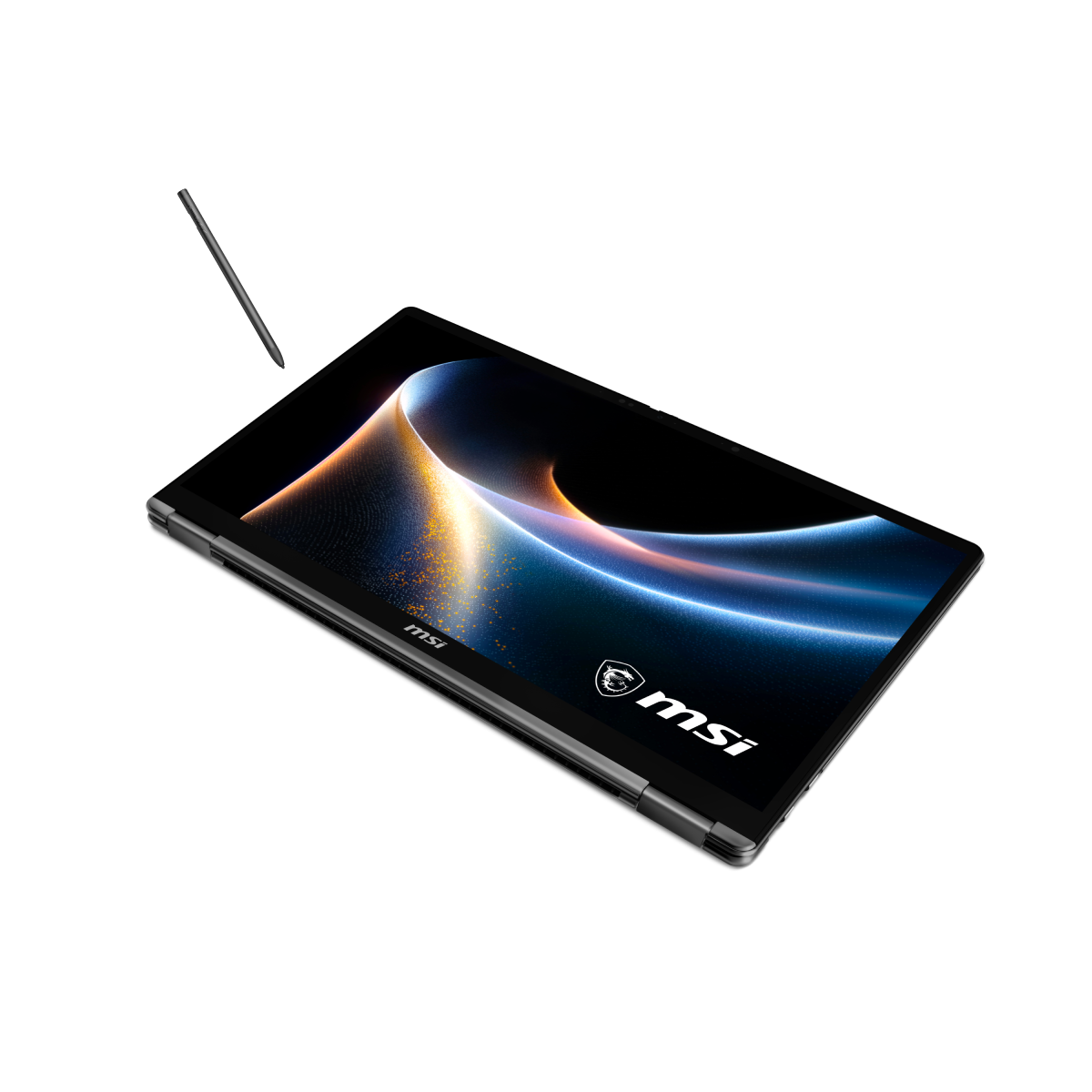 Portátil táctil MSI Prestige 14 Flip AI+ D3MTG-051ES, portátil profesional con pantalla táctil y diseño elegante.