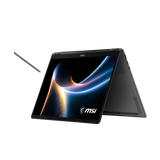 Portátil táctil MSI Prestige 14 Flip AI+ D3MTG-051ES, portátil profesional con pantalla convertible y diseño elegante.