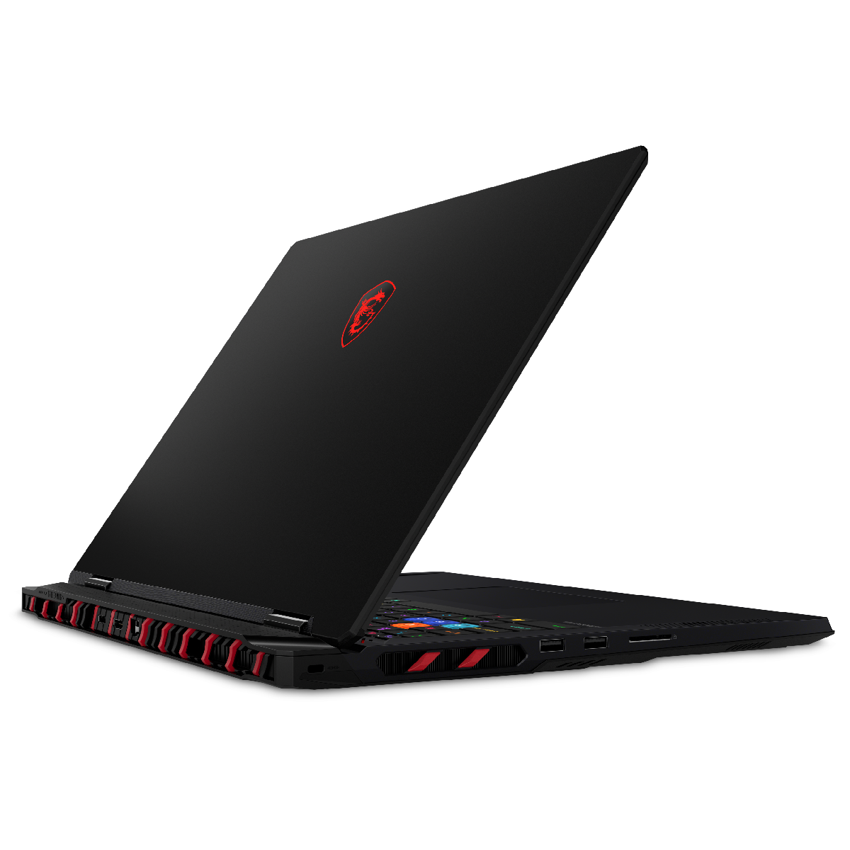 Portátil gaming MSI Raider 18 HX AI A2XWIG-252ES con pantalla grande y diseño potente, ideal para juegos y rendimiento avanzado.