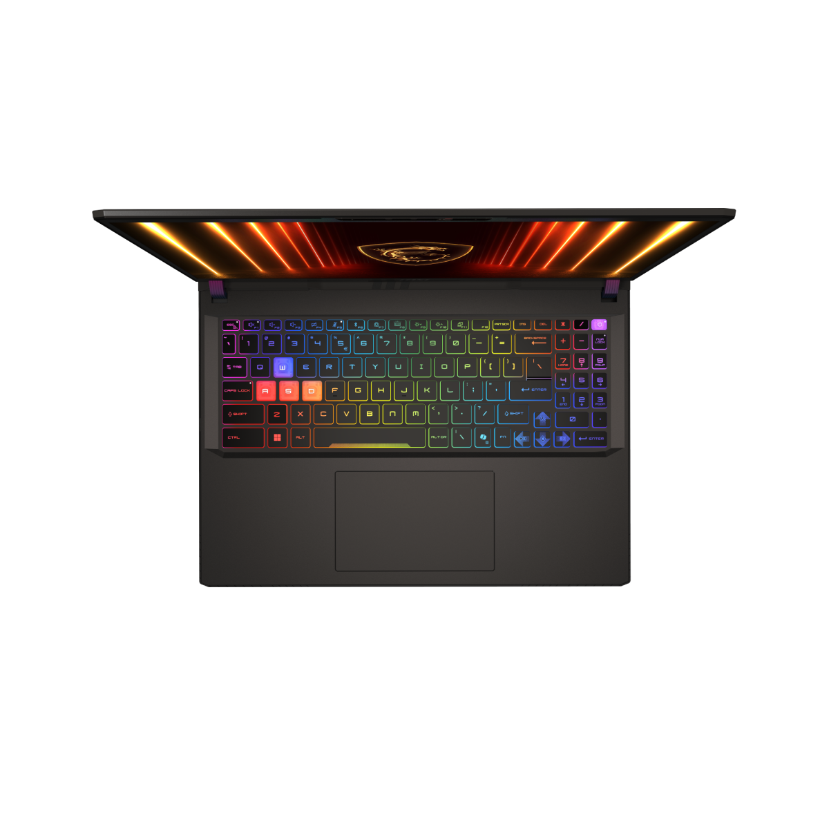 Portátil MSI Vector 16 HX AI A2XWIG-628XES para gaming, con pantalla grande y diseño moderno, enfocado en rendimiento y estilo.