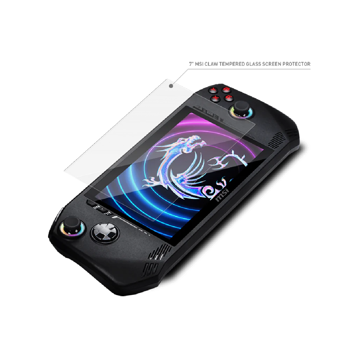 Protector de pantalla del kit deaccesorios de la MSI Claw de 7 pulgadas Zoom