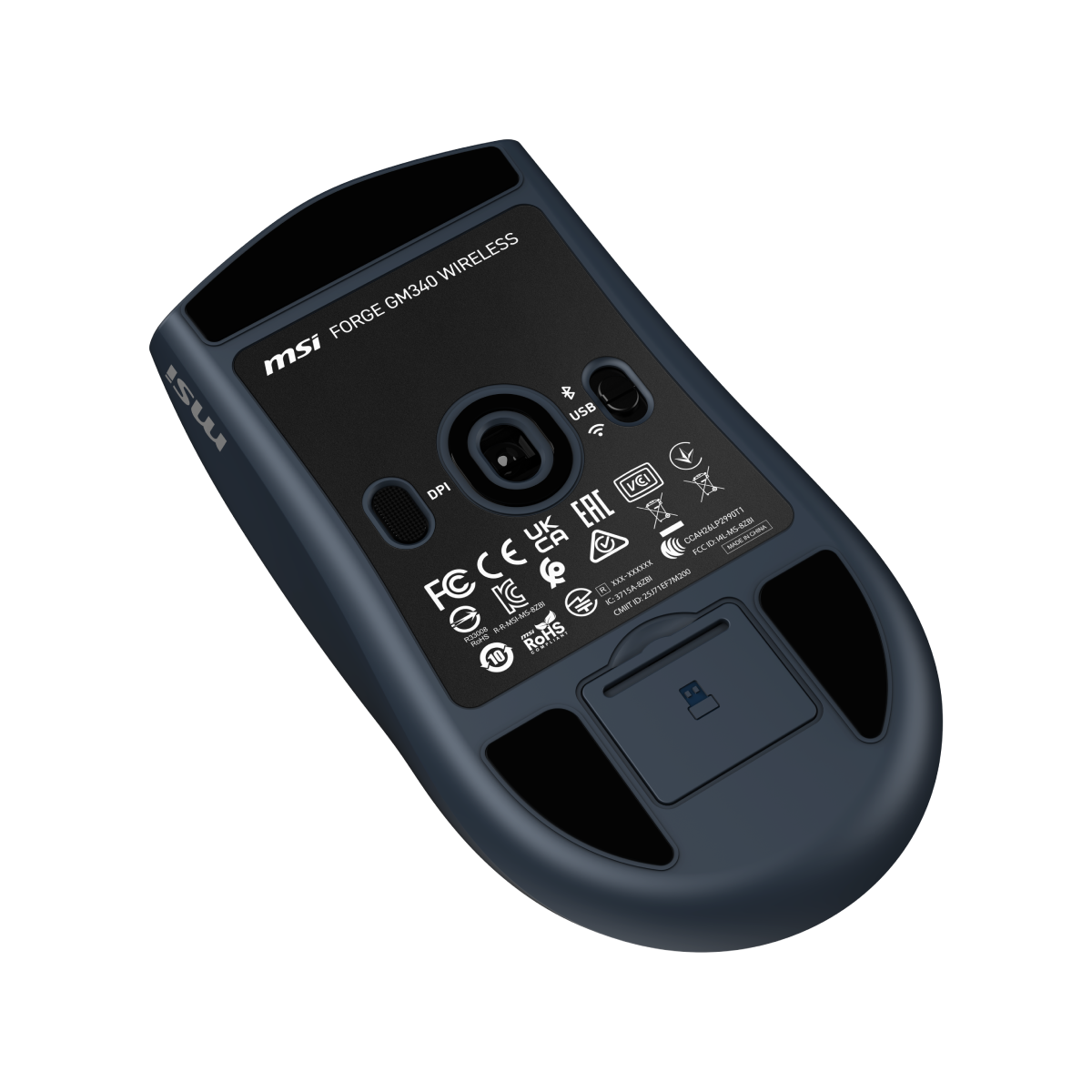 MSI Forge GM340 Wireless Navy | Ratón Gaming Inalámbrico