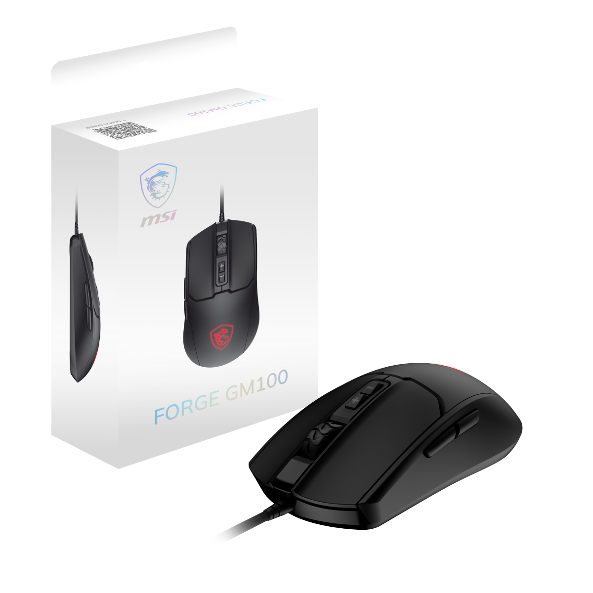 Caja del raton gaming de MSI Forge GM100