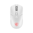Raton gaming de MSI Versa 300 wireless white inalambrico
