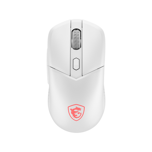 Raton gaming de MSI Versa 300 wireless white inalambrico