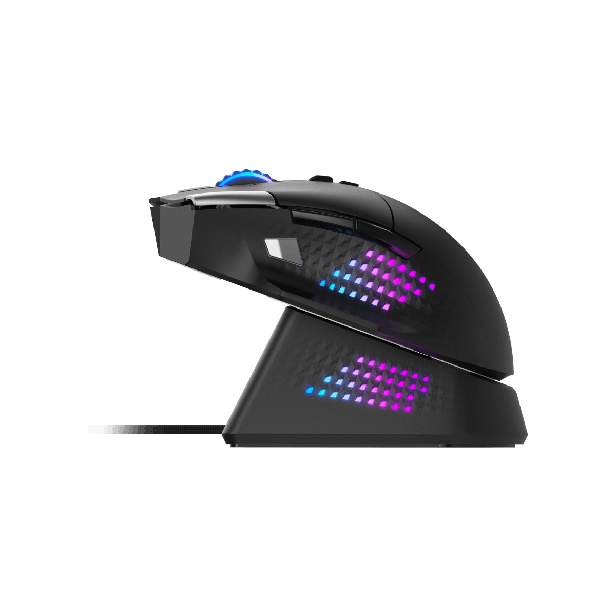 Raton gaming inalambrico MSI Versa PRO con el Mouse Dock PRO