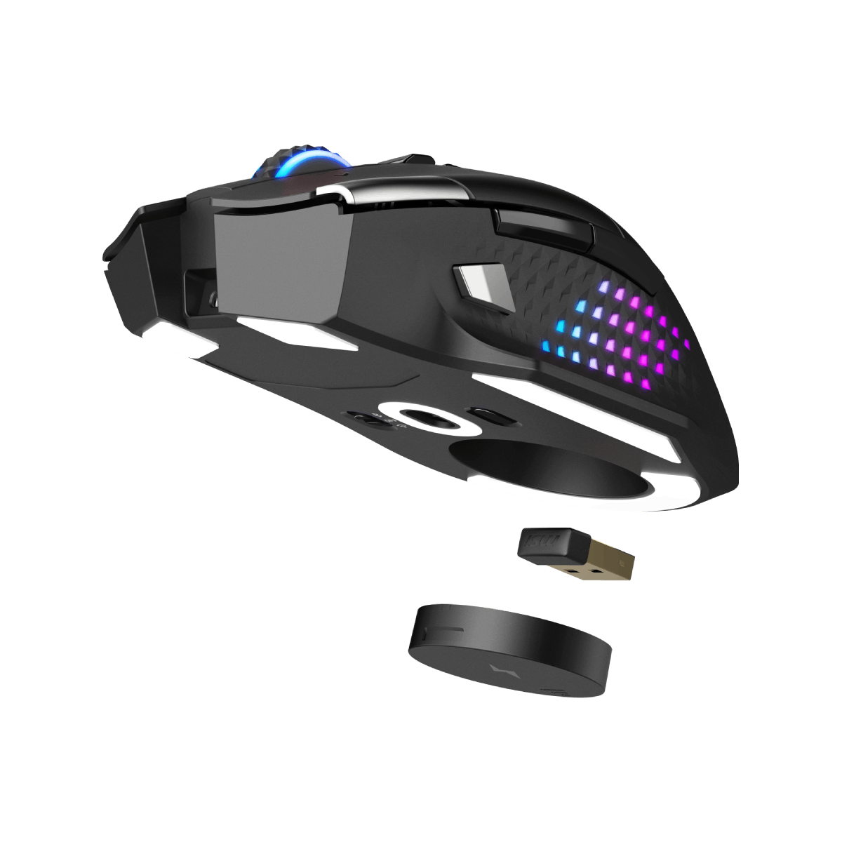 Raton gaming inalambrico MSI Versa PRO con el Mouse Dock PRO