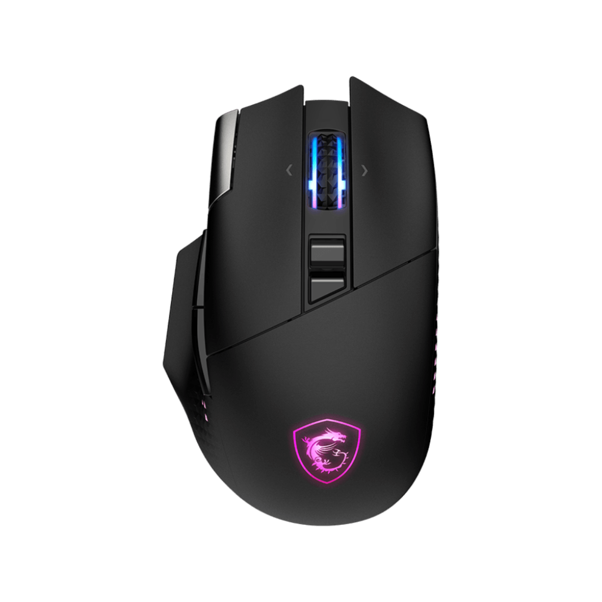 Ratón inalámbrico gaming MSI Versa PRO con docking, diseño ergonómico y tecnología avanzada para gamers.