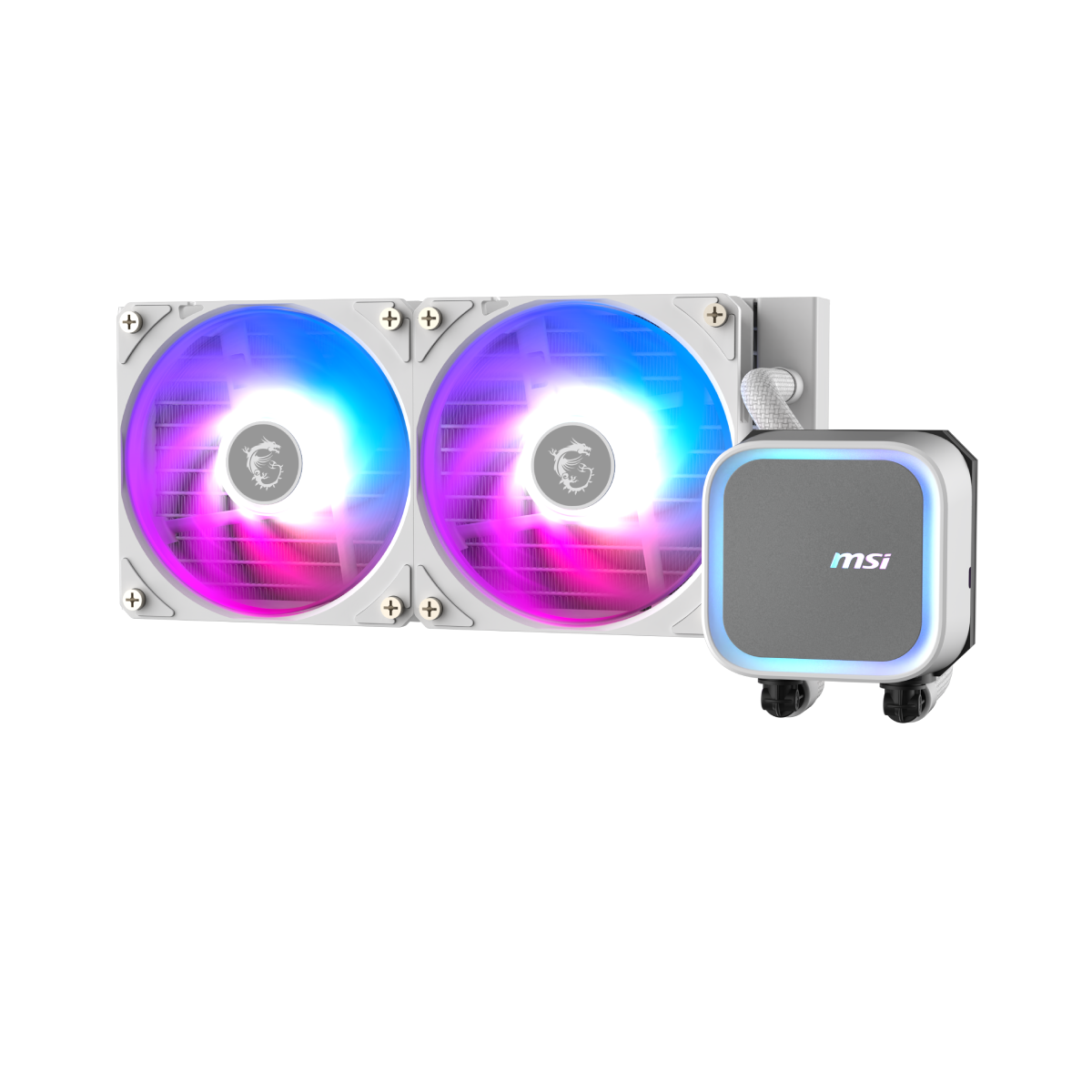 Refrigeracion liquida MSI MAG Coreliquid A13 240 en blanco Zoom