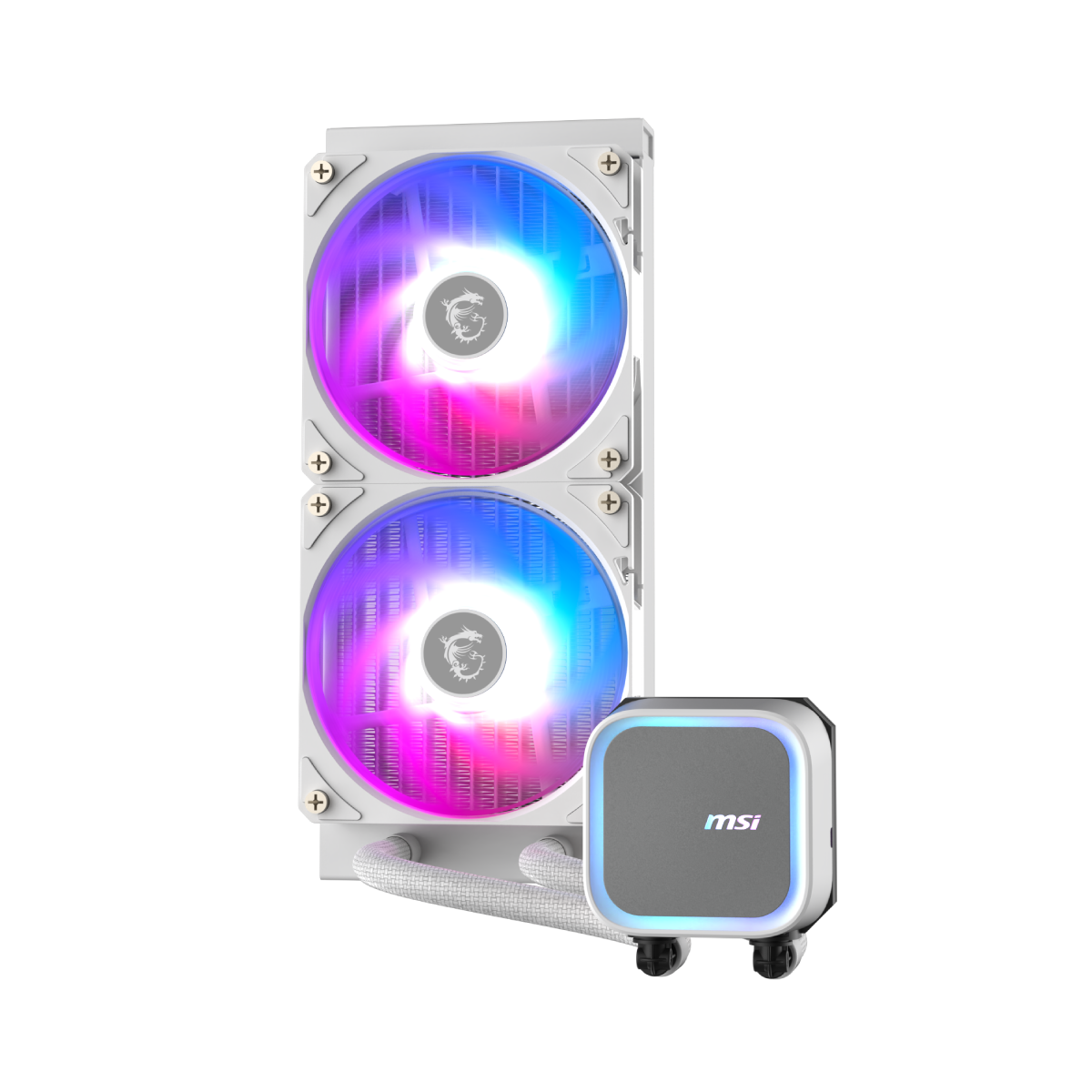 Refrigeracion liquida MSI MAG Coreliquid A13 240 en blanco