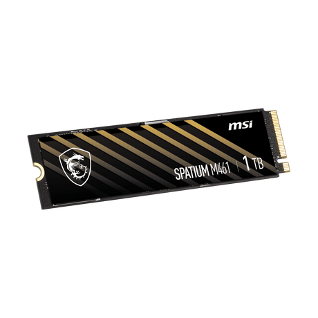 SSD de MSI SPATIUM M461 PCIe 4.0 NVMe M.2 de 1TB