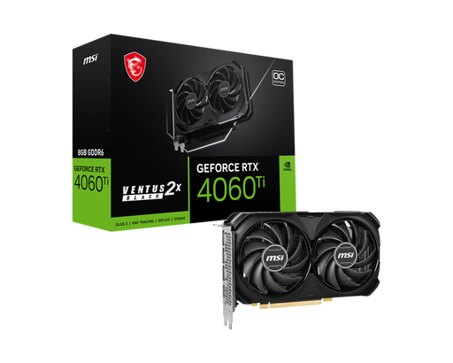 tarjeta grafica msi geforce rtx 4060 ti ventus 2x black 8g oc