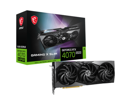 tarjeta grafica msi geforce rtx 4070 super 12g gaming x slim