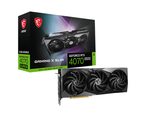 tarjeta grafica msi geforce rtx 4070 super 12g gaming x slim