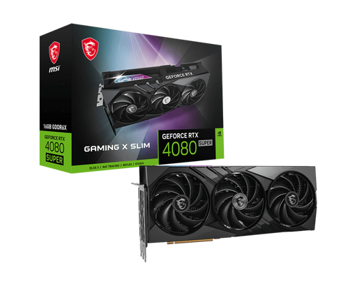 tarjeta grafica msi geforce rtx 4080 super 16g gaming x slim