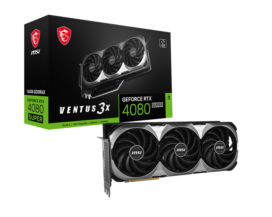 tarjeta grafica msi geforce rtx 4080 super 16g ventus 3x