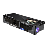 Tarjeta gráfica MSI GeForce RTX 5090 32G GAMING TRIO OC, tarjeta VGA de alto rendimiento con disipador avanzado y conectores HDMI y DisplayPort.