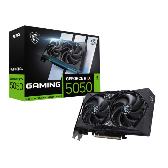 Tarjeta grafica de MSI NVIDIA GeForce RTX 5050 GAMING OC