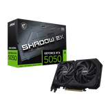 Tarjeta Grafica de MSI NVIDIA GeForce RTX 5050 SHADOW 2X OC