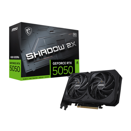Tarjeta Grafica de MSI NVIDIA GeForce RTX 5050 SHADOW 2X OC