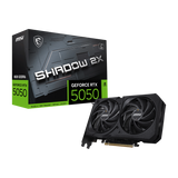 Tarjeta grafica de MSI NVIDIA GeForce RTX 5050 SHADOW 2X