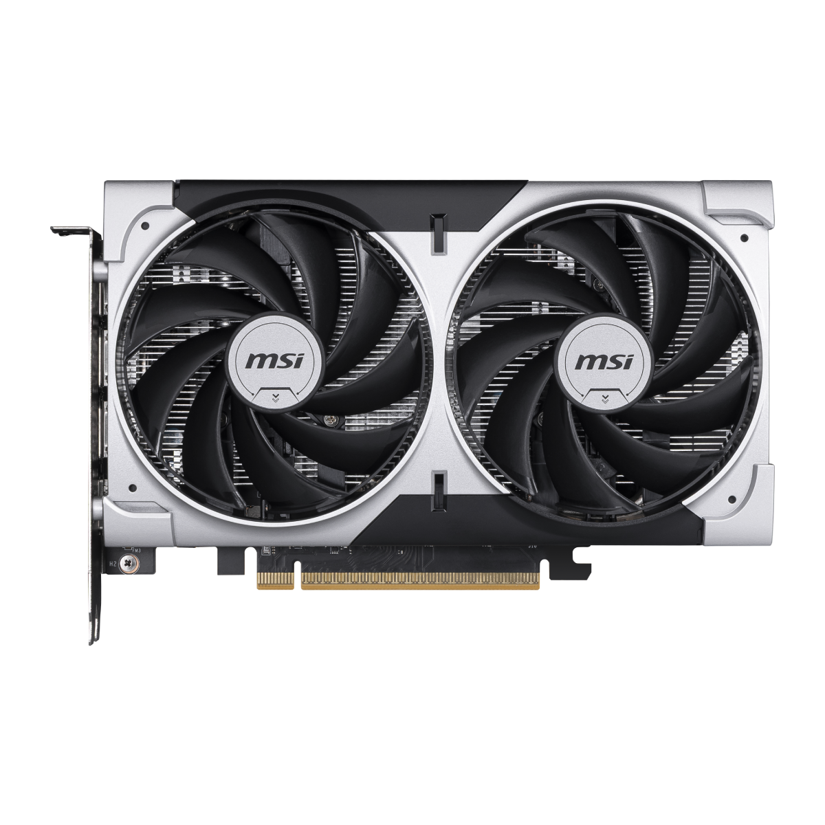 Tarjeta gráfica MSI GeForce RTX 5050 8G VENTUS 2X OC, tarjeta VGA con disipador doble y diseño compacto.