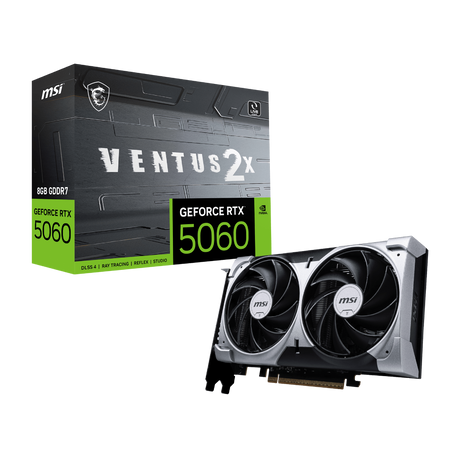 Tarjeta grafica de MSI NVIDIA GeForce RTX 5060 8G Ventus 2X