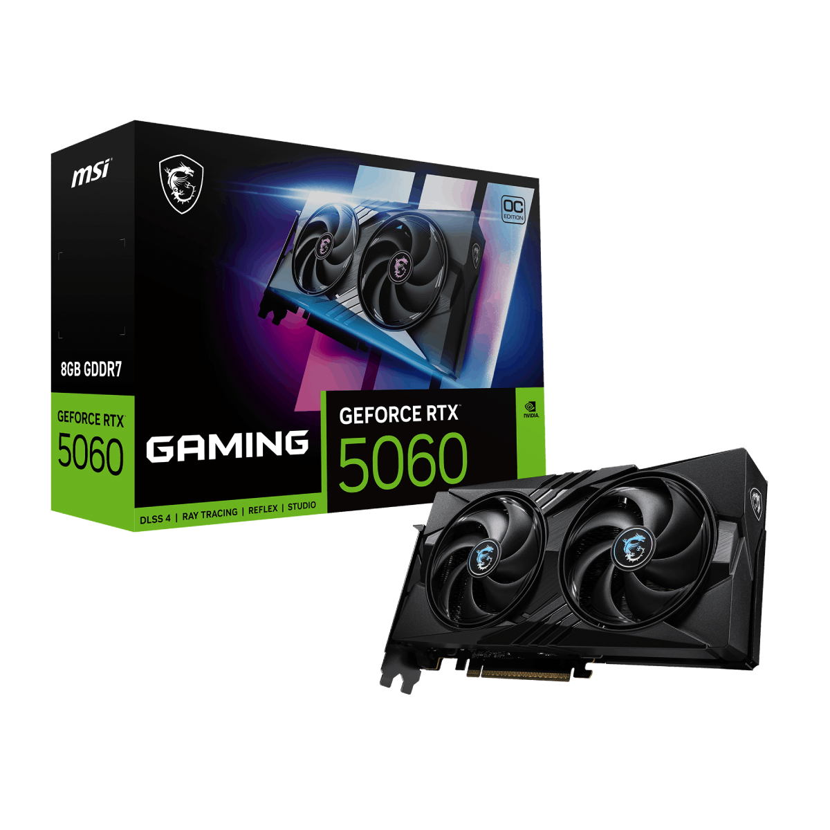 Tarjeta grafica MSI NVIDIA Geforce RTX 5060 GAMING OC