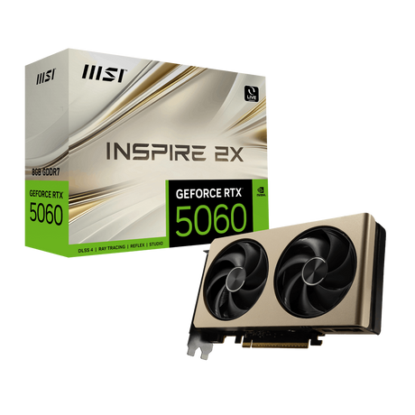 Tarjeta grafica MSI NVIDIA GeForce RTX 5060 INSPIRE 2X