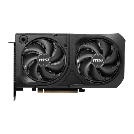 Tarjeta gráfica MSI GeForce RTX 5060 Ti 8G SHADOW 2X PLUS, VGA, con disipador y ventiladores en color negro.