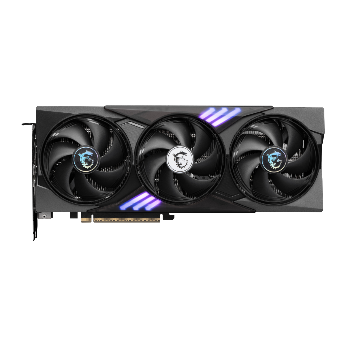 Tarjeta gráfica MSI GeForce RTX 5060 Ti GAMING TRIO OC, con disipador y ventiladores visibles, para gaming y alta rendimiento.