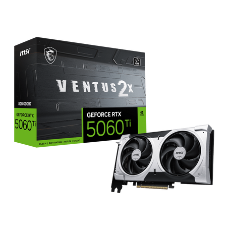 Tarjeta grafica MSI NVIDIA GeForce RTX 5060 Ti VENTUS 2X PLUS
