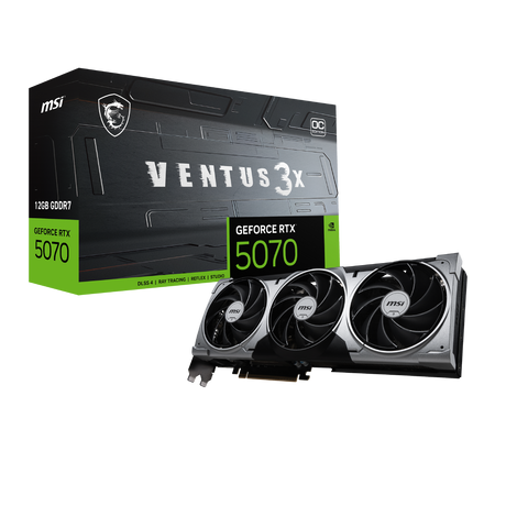 tarjeta grafica msi nvidia geforce rtx 5070 12g ventus 3x oc