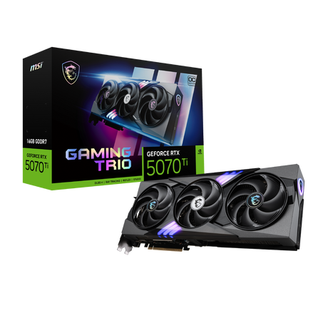 tarjeta grafica msi geforce rtx 5070 ti 16g gaming trio oc plus