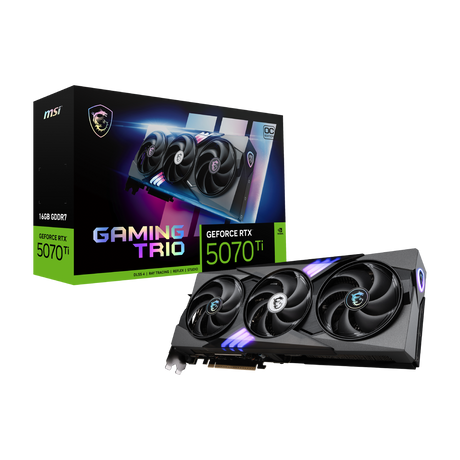 Tarjeta grafica de MSI NVIDIA GeForce RTX 5070 Ti Gaming Trio OC